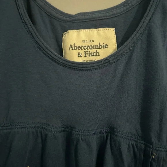 Abercrombie & Fitch Navy Top - Picture 2 of 4